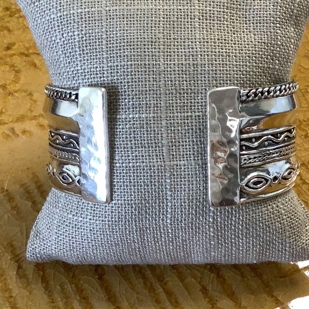 Silpada Multi Pattern Cuff B3424 - image 4